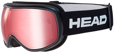 Превью Горнолыжная маска для пасмурной и снежной погоды Маска горнолыжная HEAD Ninja Black/Red (395410)